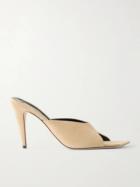  Christen   Edge 95 Suede Sandals   Beige 