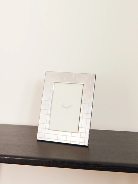  Christofle   Graphik Stainless Steel Frame, 10 X 15cm   Silver 