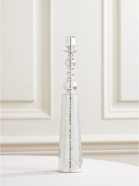  Christofle   Jardin D'eden Silver Plated Candlestick   One Size 
