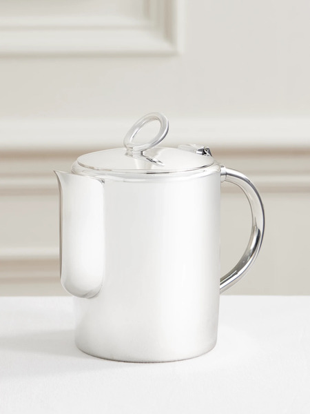  Christofle   Vertigo Silver Plated Teapot   One Size 