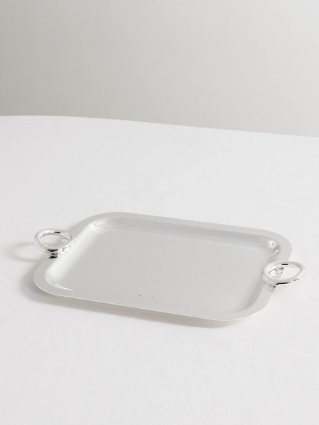  Christofle   Vertigo Silver Plated Tray   One Size 