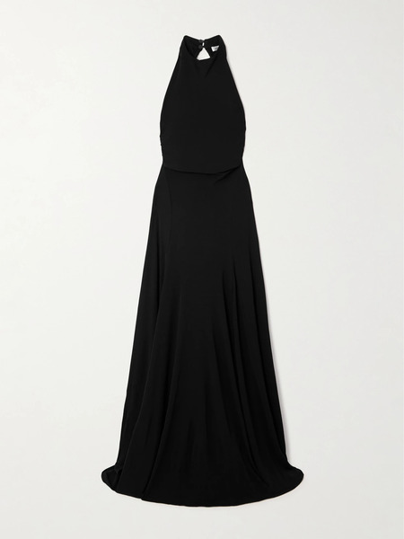  Christopher Esber   Maico Open Back Jersey Maxi Dress   Black 