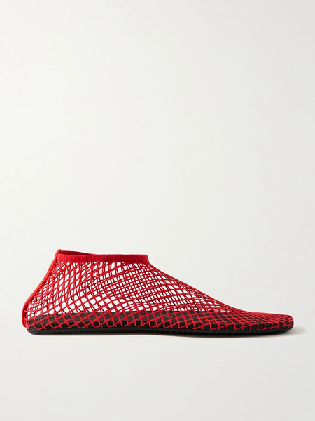  Christopher Esber   Mesh Ballet Flats   Red 