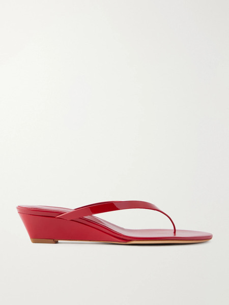  Christopher Esber   Scala Leather Sandals   Red 