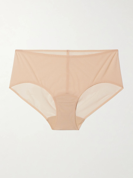  Commando   Stretch Mesh Briefs   Beige 
