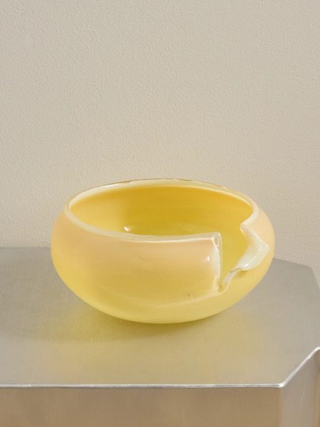  Completedworks   Recycled Glass Bowl   Pastel Yellow 