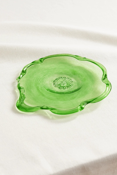  Completedworks   Thaw Recycled Glass Side Plate   Green 