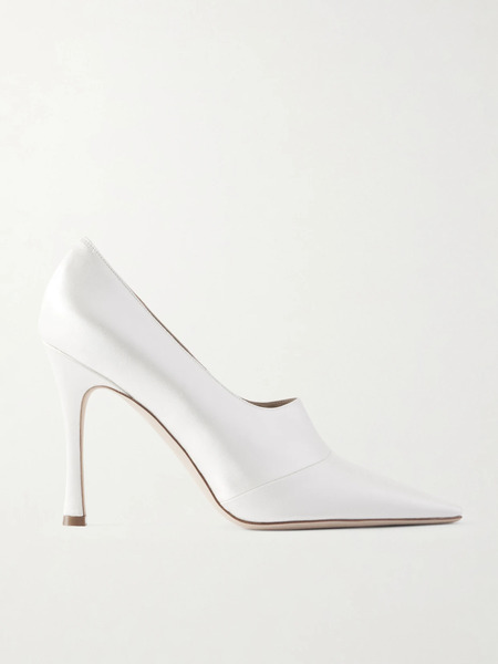  Danielle Frankel   Ida Satin Pumps   Ivory 