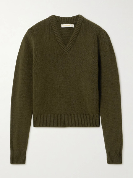  &daughter   Glenn Wool Sweater   Army Green 