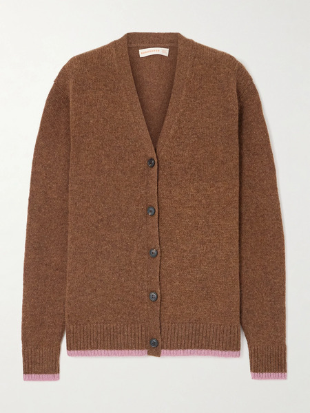  &daughter   Wool Cardigan   Brown 