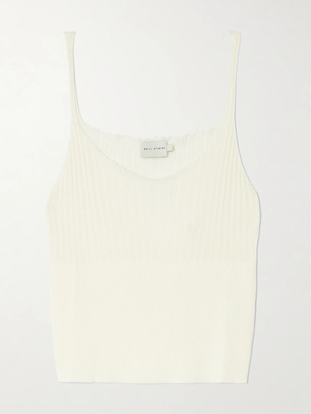 Deiji Studios   Ribbed Lyocell Tank   White 