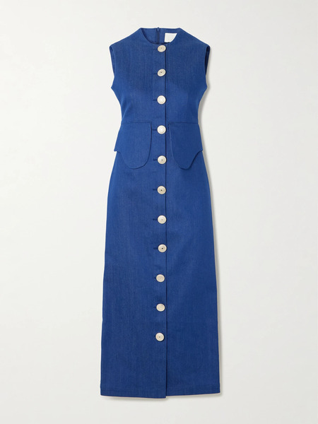  Destree   Laetitia Denim Midi Dress   Dark Denim 