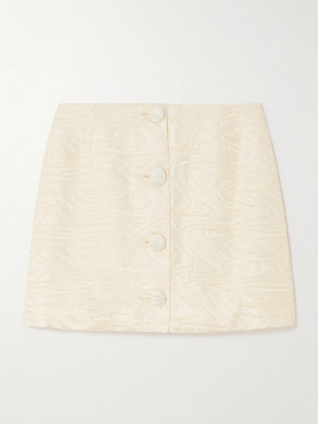  Destree   Lucio Fil Coupé Mini Skirt   Ivory 