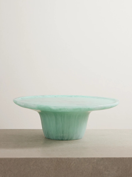  Dinosaur Designs   Temple Resin Cake Stand   Mint 