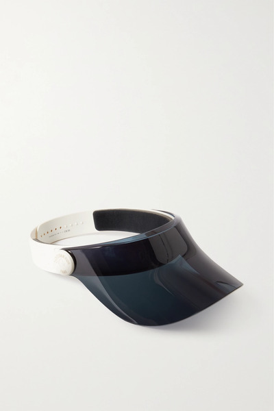  Dior Eyewear   Diorpacific V1u Perspex And Rubber Visor   Blue 