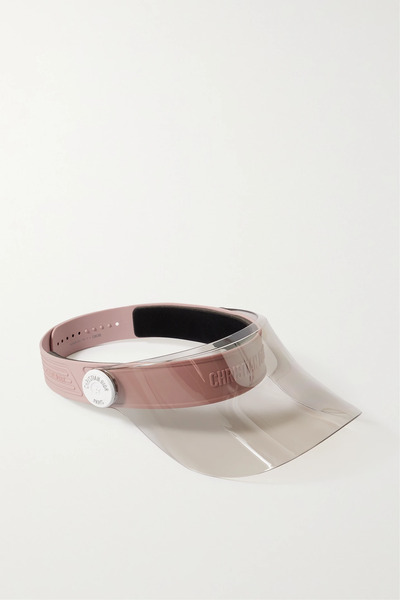  Dior Eyewear   Diorpacific V1u Perspex And Rubber Visor   Pink 