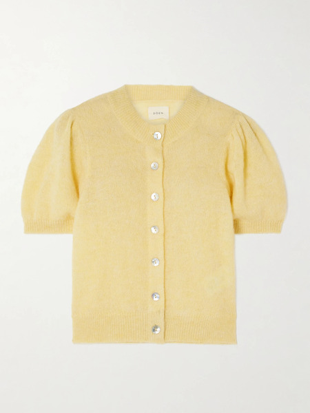  Dôen   Anisa Alpaca Blend Cardigan   Yellow 