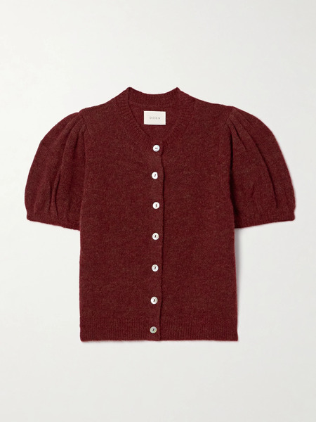  Dôen   Anisa Knitted Cardigan   Burgundy 