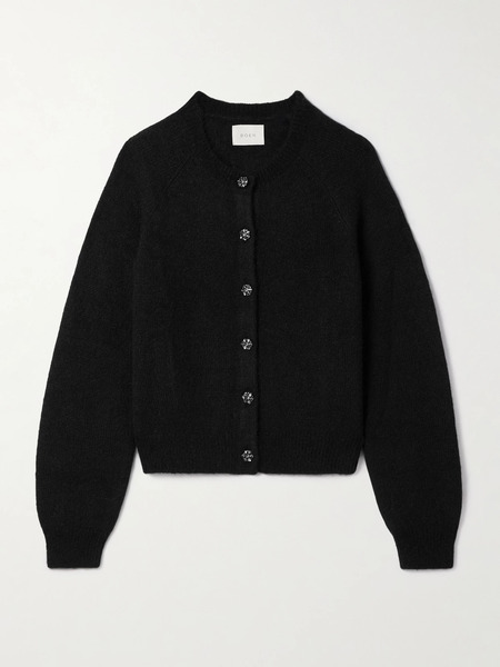  Dôen   Petra Alpaca Blend Cardigan   Black 