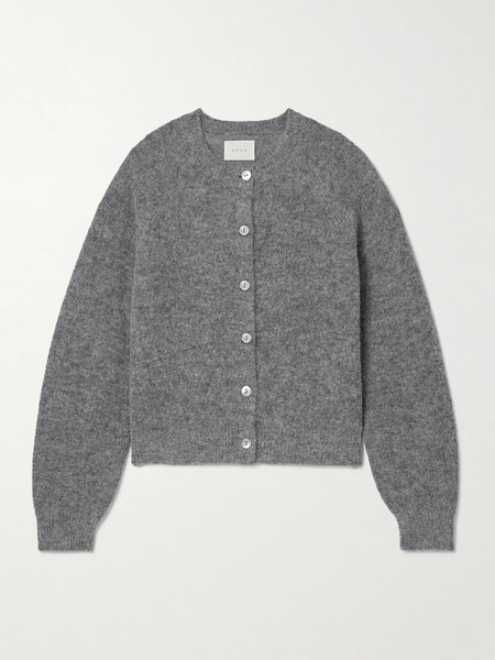 Dôen   Petra Knitted Cardigan   Light Gray 