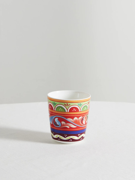  Dolce & Gabbana   Printed Porcelain Cup   Multi 