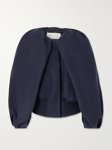  Dries Van Noten   Wool Blend Jacket   Navy 