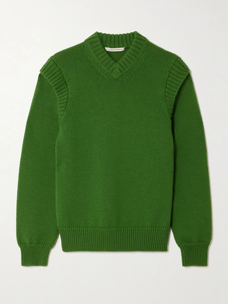  Emilia Wickstead   Merino Wool Sweater   Green 