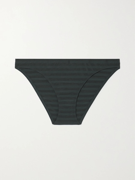 Eres   Backgammon Hasard Striped Bikini Briefs   Black 