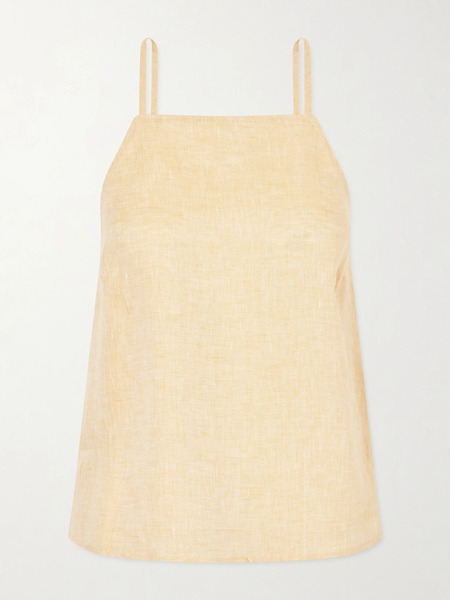  Eres   Gentille Linen Top   Yellow 