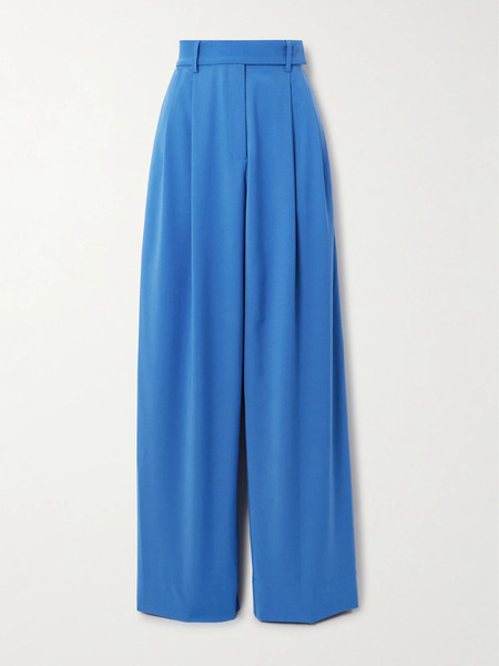  Esse Studios   Pleated Woven Pants   Blue 
