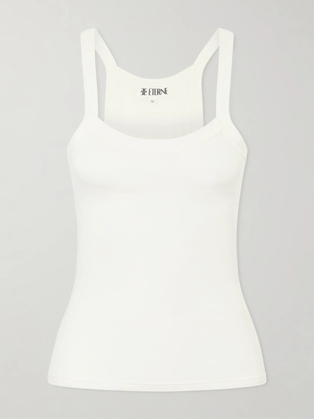  éterne   Duke Cotton Blend Tank   Ivory 