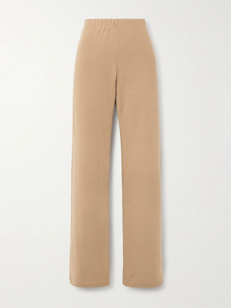  éterne   Embroidered Cotton And Modal Blend Jersey Sweatpants   Taupe 