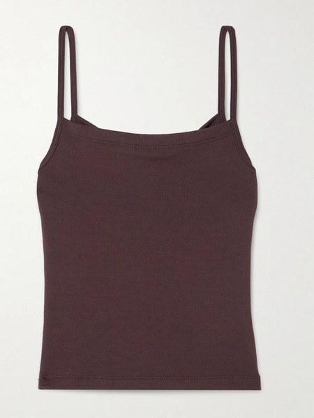  éterne   Stretch Modal Jersey Tank   Chocolate 