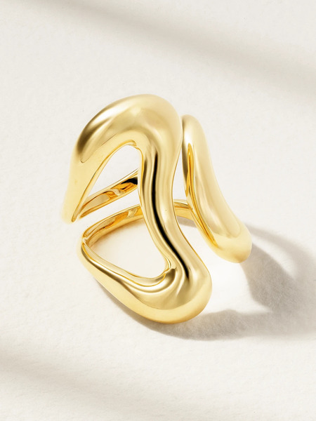  Fernando Jorge   Bold Stream Open 18 Karat Gold Ring   6 1/4 