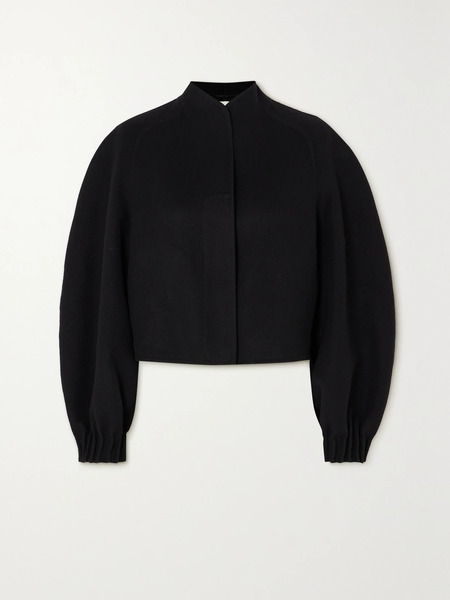  Fforme   + Net Sustain Aja Wool Jacket   Black 