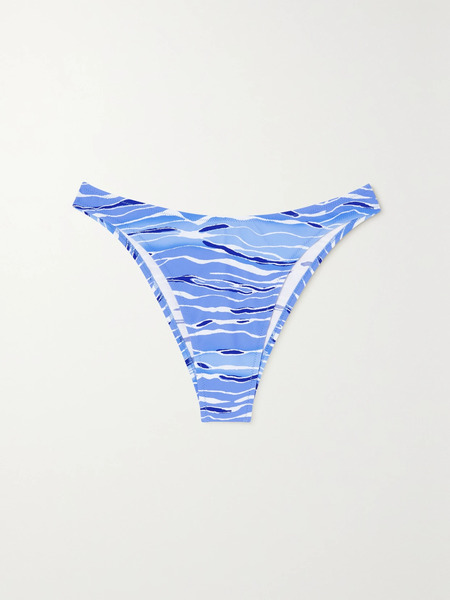  Fisch   + Net Sustain Flamands Printed Bikini Briefs   Blue 