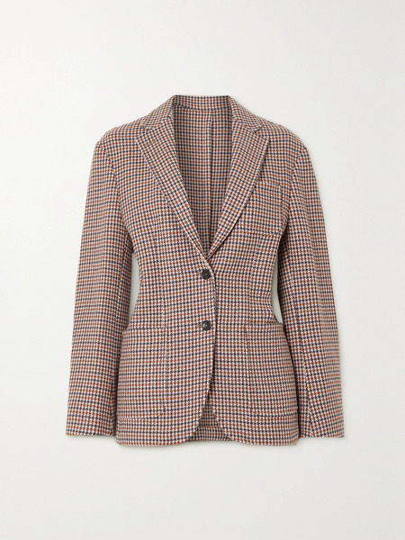  Fortela   Bruno Wool Blend Tweed Jacket   Camel 