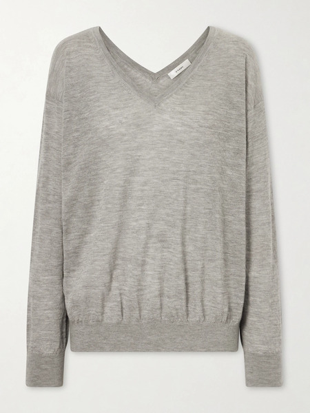  Frame   Cashmere Sweater   Gray 