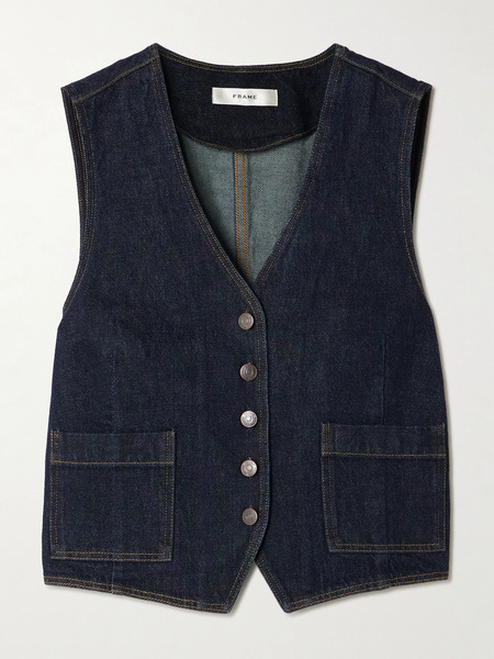  Frame   Denim Vest   Dark Denim 