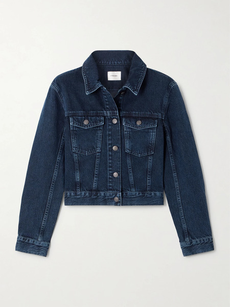  Frame   Sharp Denim Jacket   Dark Denim 