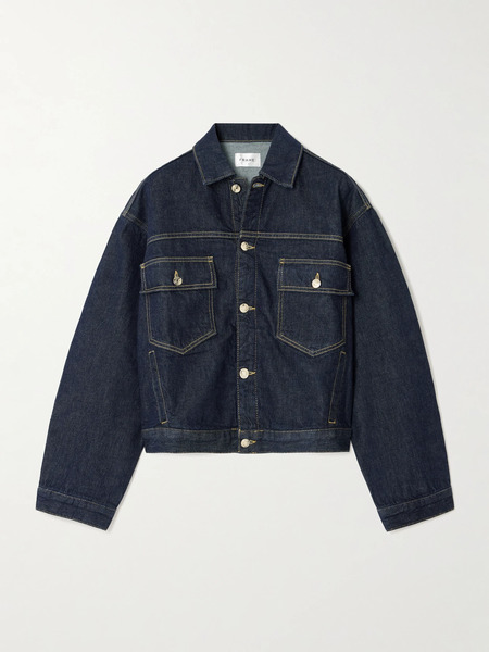  Frame   The Boxy Classic Denim Jacket   Indigo 