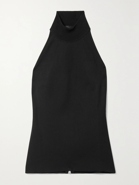  Givenchy   Cutout Knitted Turtleneck Top   Black 