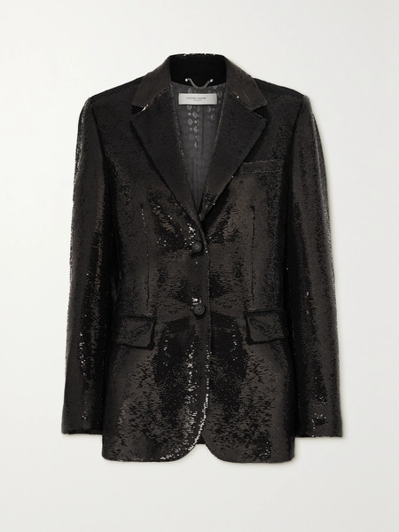  Golden Goose   Sequined Crepe Blazer   Brown 