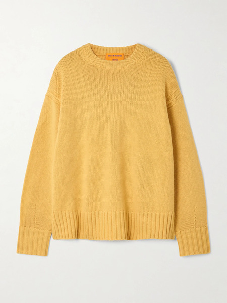  Guest In Residence   Cashmere Sweater   Yellow 