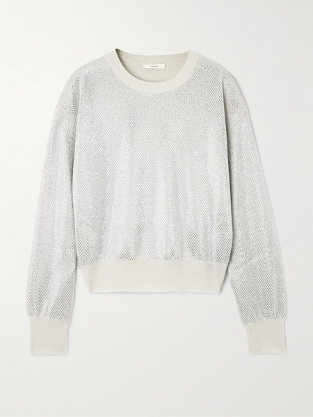  Haikure   Kir Embellished Wool Sweater   Beige 