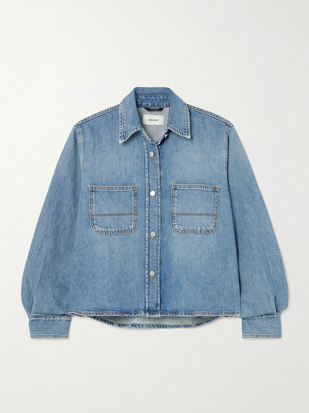  Haikure   Wanda Denim Shirt   Mid Denim 