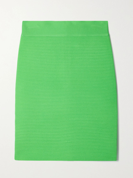 Hervé Léger   Bandage Mini Skirt   Green 