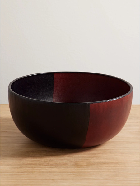 Hunting Season   Two Tone Leather Bowl   Red 