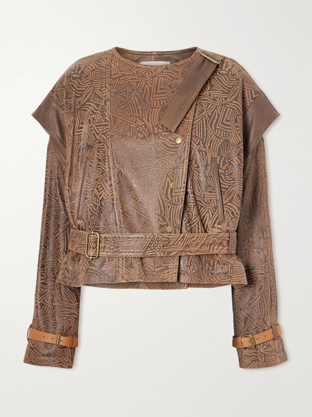  Isabel Marant   Erine Leather Jacket   Brown 