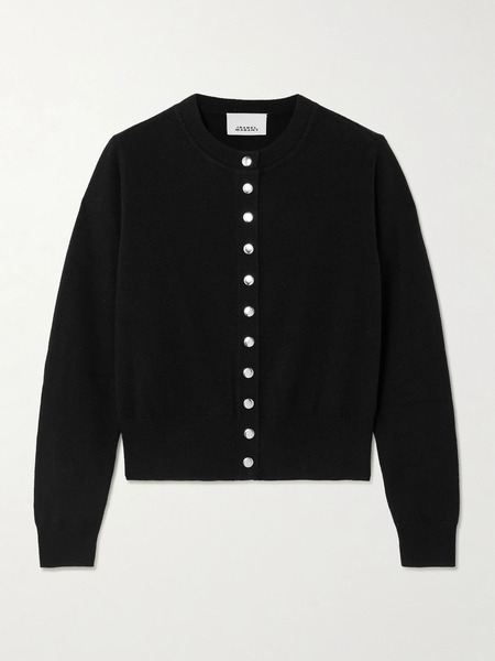  Isabel Marant   Idesia Merino Wool And Cashmere Blend Cardigan   Black 